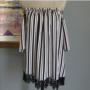 August Silk Top With Lace